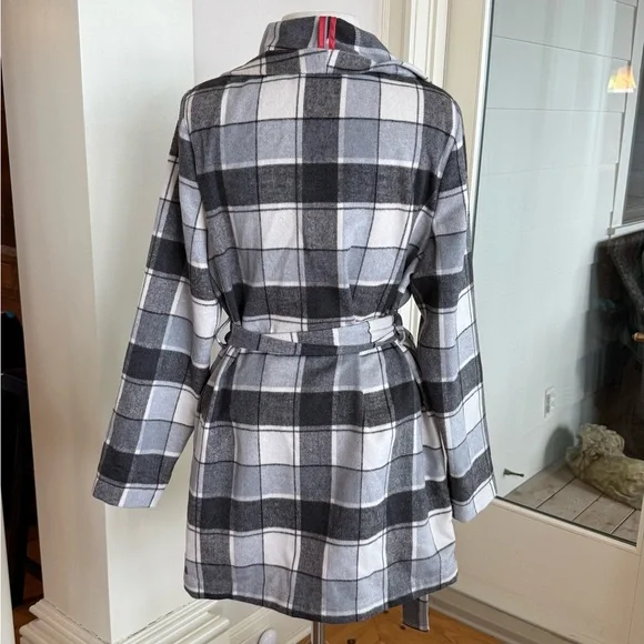 Matilda Jane Black and White Plaid Jacket - Picture 2 of 3